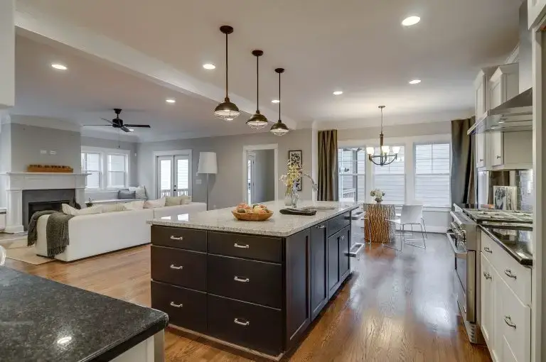 open concept kitchen