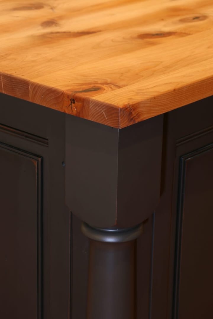 wood island countertop