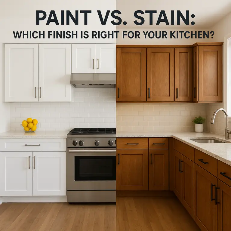 Paint Vs Stain cabinets with Cincinnati Kitchens