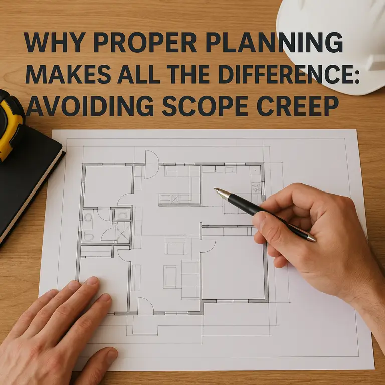Kitchens and Bathrooms Cincinnati - Why Proper Planning Makes All the Difference: Avoiding Scope Creep