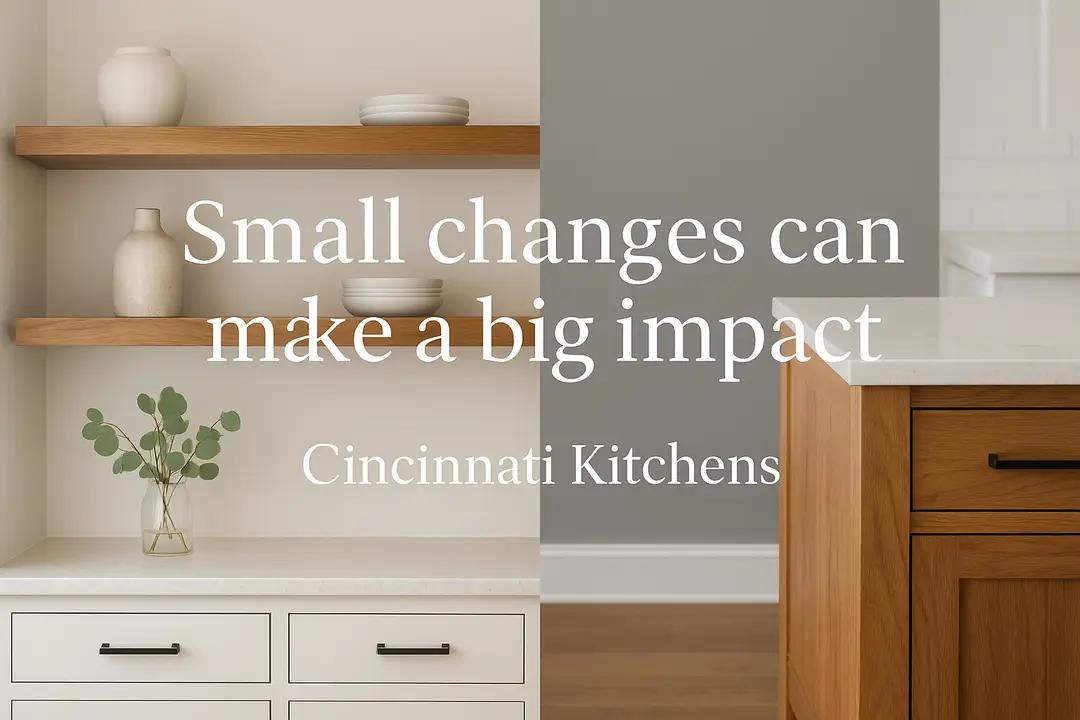 Cincinnati Kitchens and Bathrooms Floating Shelves and Custom Islands: Small Changes with Big Impact